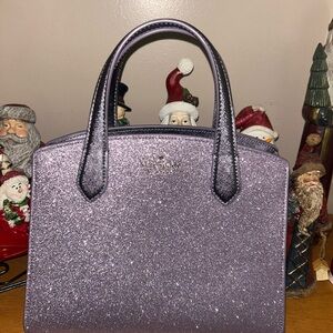 Purple shimmery sparkly Kate spade purse